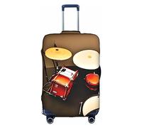 Oudrspo Set di batteria - Coprivaligia con stampa standard Coprivaligia lavabile Coprivaligia antigraffio Custodia protettiva Adatto a 18-32 pollici