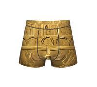 Oudrspo Slip Boxer da Uomo con geroglifici egizi, Traspiranti e Leggeri, con Elastico in Vita per Un Comfort Che Dura Tutto Il Giorno.