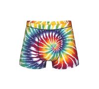 Oudrspo Slip Boxer da Uomo Tie-Dye Arcobaleno, Traspiranti e Leggeri, con Elastico in Vita per Un Comfort Che Dura Tutto Il Giorno.