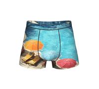 Oudrspo Slip Boxer da Uomo Traspiranti e Leggeri per la Piscina, con Elastico in Vita per Un Comfort Che Dura Tutto Il Giorno.