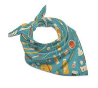Oudrspo Strumenti per dipingere, pittura vivace e colorata, sciarpa quadrata, grande sciarpa per capelli, foulard per il collo, foulard per donna