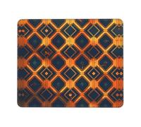 Oudrspo Tappetino per mouse da gioco antiscivolo con stampa a griglia diamantata, adatto per studio e gioco, 7,9 x 9,5 pollici.