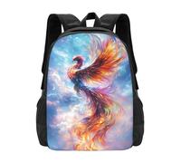 Oudrspo Zaino Clouds Phoenix, borsa da giorno per laptop, borsa da viaggio grande, borsa regolabile per uomo e donna, 16,5 pollici