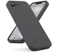 Oududianzi - Cover Compatibile con iPhone 16e/17e Silicone Liquido, Interno in Microfibra Morbida, Protezione Antiurto Resistente Aantigraffio Custodia iPhone 16e/17e Case - Grigio Scuro