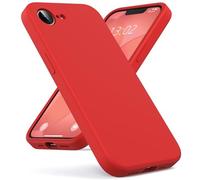 Oududianzi - Cover Compatibile con iPhone 16e/17e Silicone Liquido, Interno in Microfibra Morbida, Protezione Antiurto Resistente Aantigraffio Custodia iPhone 16e/17e Case - Rosso