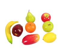 oueaen Frutta Artificiale - 8 Pezzi/Set plastica Frutta Cucina Artificiale Finto Cibo Display Decorazioni per la casa Decorazioni Artigianali realistiche