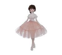 Oueneifs Bambola Ballerina Perla Bjd 1/4 Giunti Mobili Moderno Set Completo Custoume Designer Fashion Doll Giocattolo Resina per 15+ Anni