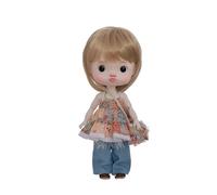 Oueneifs Zhuzhubaobjd 1/6 Bjd Doll Big Head Baby Pout Face Cute Girl Double Palpebre giocattolo in resina per 15+ anni