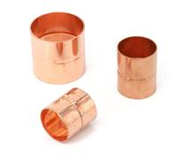 OUFEIJIA EUR 3 Pezzi di raccordi a T saldati Direttamente in Rame Grande Diametro, Accessori per HVAC refrigerazione, adattatori per Tubi dell'Acqua da 1-5/8" a 3-3/8"