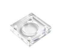 OUFEIJIA EUR Espositore for Monete in Acrilico con Chiusura Magnetica for d'oro, di Rame e medaglie(L)
