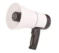 OUFEIJIA EUR Megafono Portatile da 5 W in Materiale ingegneristico ABS con Controllo del Volume for arbitri, Sport all'aperto ed esercitazioni di Sicurezza(Wit)