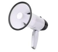 OUFEIJIA EUR Mini megafono da 15 W con Sirena e registratore for esercitazioni di Sicurezza Sport all'Aria Aperta