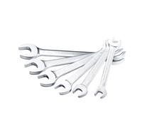 OUFEIJIA EUR Set di chiavi a forchetta doppie, finitura opaca da 6 pezzi, acciaio al cromo vanadio, kit strumenti for la riparazione piccole macchine