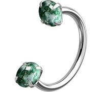 OUFER Body Piercing 18G Titanium Horseshoe Nose Ring Internally Threaded CZ Septum Piercing 6/7/8mm Cartilage Earring Piercing Jewelry for Nose Helix Tragus Lip
