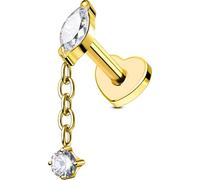 OUFER Body Piercing Lip Studs Labret Bars Titanium 6/8mm Silver Gold Helix Tragus Stud Piercing Jewellery Internally Threaded Flat Back Earring Women Men