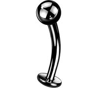 OUFER Body Piercing Navel Bar Piercing Jewellery Titanium Belly Button Ring 14G Navel Jewelry 10/12/14/16MM Internally Threaded Navel Barbell Flat Back Belly Piercing