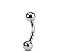 OUFER Body Piercing Ombelico Piercing Titano 10/12/14/16mm Internally Belly Bars 14G Navel Piercing Jewelry Navel Bar Curved Barbell Belly Piercings Jewellery Belly Button Ring Belly Button Bars
