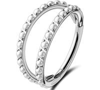 OUFER Body Piercing Orecchini a elica per piercing al corpo Orecchini a cerchio Septum Ring Orecchini 16G 316L in acciaio chirurgico Orecchino daith tragus Snug Rook Gioielli per piercing a elica