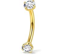 OUFER Body Piercing Rook Piercing Jewellery Titanium 16G Eyebrow Piercing