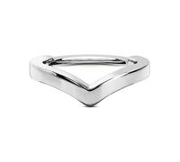 OUFER Cartilagine Elica Orecchino Cerchio 16G a Forma di V Orbitale Conch Anello Argento Trago Rook Daith Piercing Gioielleria Clicker 316L Acciaio Chirurgico Piercing al Naso 12 mm