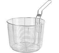 OUFGXZL 1 colino in Acciaio Inox, cestello for Pasta, scolapasta con Manico, cestello for bollitura Spaghetti, 28,00 x 16,00 x 11,00 cm, Argento, NF34R01X394A6HK