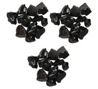 OUFGXZL 4 Pezzi 1 Pietre grezze Nere Cristalli di Ossidiana Naturale for Decorazioni for la casa Pietre for Decorazioni alla rinfusa(Blackx3pcs,5.00X3.00X2.00CMx5pcs)