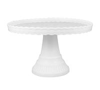 OUFGXZL Alzata for Torta Rosa da 32,5 cm, Supporto for Torta di Compleanno, Piatto Rotondo for Cupcake, pasticcini, Macaron, Biscotti, Decorazioni for Feste di Matrimonio(White)