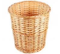 OUFGXZL Cestino Rustico Intrecciato for Fiori, Contenitore Multiuso for Decorazioni domestiche, for composizioni Floreali e Articoli Vari, Design Accattivante Intrecciato a Mano, Colore Miele.