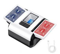 OUFUYU Mescolatore Carte Automatico Elettrico Auto/Manuale 1-2 Mazzi USB-C