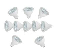 OUGEER 10 lampadine LED MR16 6 W AC 220-240 V LED GU5.3, equivalente a 60 W MR16, luce bianca fredda 6000 K, 600 lumen, non dimmerabili