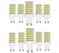 OUGEER 10 Pezzi G9 Lampadina LED 10W 1000LM, Equivalente di Lampadine Alogene da 100W, Bianco Fredda 6000K, 360° Angolo a fascio Non Dimmerabile