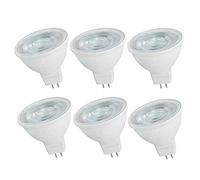 OUGEER 6 lampadine LED MR16 6 W AC 220-240 V LED GU5.3, equivalente a 60 W MR16, luce bianca fredda 6000 K MR16, faretto LED GU5,3, 600 lumen, non dimmerabili