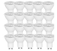 OUGEER Confezione da 20 lampadine GU10 LED 6W 600 lumen GU10 60W equivalenti alogeni di ricambio bianco caldo 3000K, angolo di illuminazione 120° AC 220-240V NON dimmerabile GU10