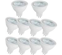 OUGEER MR16 Lampadina LED GU5.3, 6W equivalente a 60W, Bianco Fredda 6000K, 600LM, Non Dimmerabile, Luce Angolo a Fascio di 40 Gradi,GU5.3 6W LED Lampadina Confezione da 10