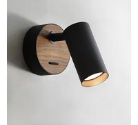 ouglres Luce Industriale Della Parete Del Led, Punto Retrò Della Parete Dell'Acciaio/Alluminio, Illuminazione Compatta Della Parete Che Accende La Camera Da Letto Del Soggiorno, 1pack
