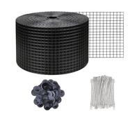 OUGPIU Rete Anti Piccioni Uccelli,30mx15cm Rete per Uccelli da Pannello Solare Maglia,Barriera di Controllo della Prevenzione per Fermare Il Nidificazione dei Piccioni,Rete Metallica a Prova di Ratti