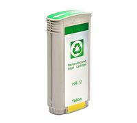 Ouguan® - 1 cartuccia d'inchiostro grande capacità, compatibile con HP 72, HP Designjet T610 T620 T770 T790 T1120 T1200 T1300 T2300, colore: Giallo