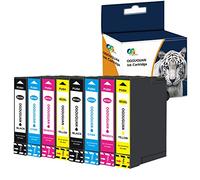 Ouguan - Cartucce d'inchiostro compatibili per Epson 603 XL per Epson XP-3100 XP-4100 XP-2100 XP-2105 XP-3105 XP-4105 WorkForce WF-2810 WF-2830 WF-2835 WF-2850, 2 nero/2 ciano/2 magenta/2 giallo