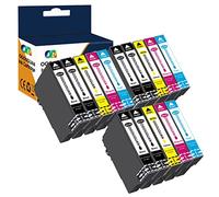 Ouguan Compatibili per cartucce epson 603 XL 603XL multipack ricambio per Epson WF-2810 XP-2100 XP-3100 XP-2150 WF-2510 WF-2830 WF-2820 XP-2820 XP-4100 WF-2810(6Nero,3Ciano,3 Magenta,3Giallo)