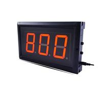 OUHFCASN Display LED da 3 Pollici a 3 cifre Contatore Giornaliero Digitale Montato a Parete Telecomando Singolo Lato Display Utilizzo Multi-Scenario
