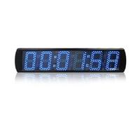 OUHFCASN Grande Timer da Gara Digitale a LED, Timer elettronico da Gara Sportiva con cronometro e Conto alla rovescia Utilizzo Multi-Scenario(Blue Timer)