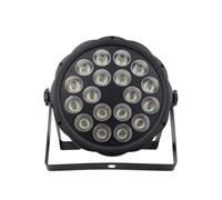 OUHFCASN Luce da palco per DJ, Stage Par 18x18w Led Par Light RGBWA UV 6in1 Luce Par in Plastica Stage Dj Light 18x12w RGBW 4in1 Luce Par Uplight per Eventi(18x18w RGBWA UV)