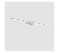 OUHFCASN Moderna lampada da parete a LED con specchio, luci da parete for la casa, luci da bagno a forma di striscia in alluminio Luce per esposizione artistica(White light,W60CM)