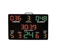 OUHFCASN Orologio con Timer da Palestra a LED con Display Digitale Grande tabellone segnapunti elettronico Montato a Parete for Fitness e Boxe Sportiva Utilizzo Multi-Scenario