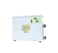 OUHFCASN Pompa di Calore for Piscina Spa da 5,5-20 kW con Interruttore di Controllo termostatico, scaldabagno Elettrico for Piscine interrate e Fuori Terra Riscaldamento efficiente(9KW)