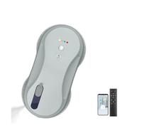 OUHFCASN Robot Automatico for la Pulizia delle finestre con spruzzo d'Acqua, Pianificazione del Percorso e rilevamento dei Bordi più modalità di Pulizia(W-R3S Grey)