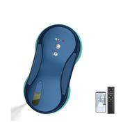 OUHFCASN Robot Automatico for la Pulizia delle finestre con spruzzo d'Acqua, Pianificazione del Percorso e rilevamento dei Bordi più modalità di Pulizia(W-R3S Dark Blue)