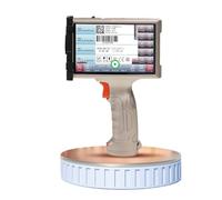 OUHFCASN Stampante A Getto D'inchiostro Portatile Industriale 1200PDI Con Touch Screen Da 6,5 pollici For Numero QR Codice A Barre Logo Dimensioni flessibili(12.7mm with 1 ink)