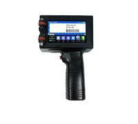 OUHFCASN Stampante a getto d'inchiostro portatile portatile da 12,7 mm for logo QR Codice a barre Numero Etichetta immagine Data di scadenza 600 dpi Dimensioni flessibili(Without ink)