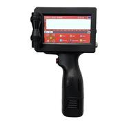OUHFCASN Stampante a getto d'inchiostro termica portatile da 12,7 mm con touch screen da 4,3 pollici for il cartone di plastica dell'etichetta della data di scadenza Dimensioni flessibili